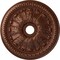 Ekena Millwork Tomango Egg & Dart Medallion (Canopies up to 6 3/4"), 27 7/8"OD x 3 7/8"ID x 2 1/2"P, Copper Penny CM27TOCPS - alternate 1